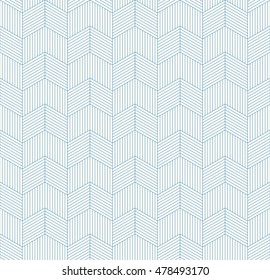 seamless chevron pattern of striped rhombuses.