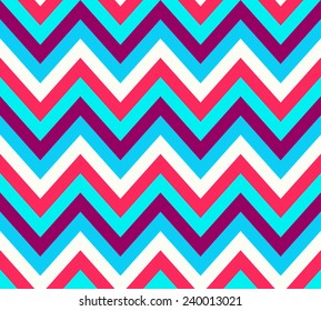 seamless chevron pattern of vibrant colors. each color in separate layer.