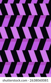 Seamless chevron pattern in vivid blue purple gradient with modern geometric style for tech and digital design.