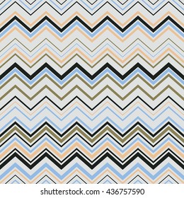 Seamless chevron pattern. Seamless zigzag pattern with blue, green, pink.Digital print for wallpaper, wrapping paper, fabric, textile, scrap booking, apparel, web design. Boho style.Vector seamless. 