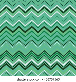 Seamless chevron pattern.Seamless zigzag pattern with light and dark green.Digital print for wallpaper, wrapping paper, fabric, textile, scrap booking, apparel, web design.Boho style.Vector seamless. 