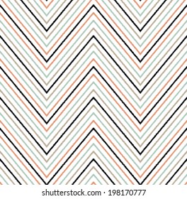 seamless chevron wave pattern