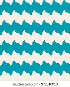 Seamless chevron wave pattern texture. Vector Illustration.