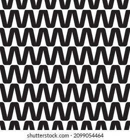 Seamless Chevron ZigZag Line Pattern Background.