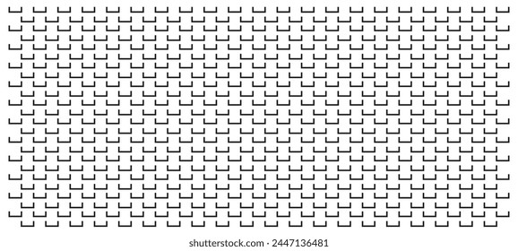 Seamless chevrons pattern. Repeated angle brackets background. Abstract artwork. Curves ornament. Ethic embroidery image. Modern japanese motif. Geometric backdrop. Digital paper for print