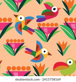 Seamless childish pattern. Creative scandinavian kids texture for fabric, wrapping, textile, wallpaper, apparel. Cute hand drawn background. Vector illustration. 