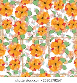 Patrón infantil sin fisuras con Formas abstractas dibujadas a mano, hojas y arco iris. Verano tropical, de moda, tela escandinava de los niños, textura de envoltura, textil, Fondo de pantalla, cartel, ropa.
