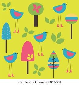 seamless childlike pattern. vector illustration