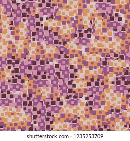 Seamless children's pattern created on the basis of rounded squares.