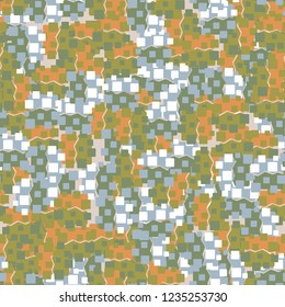 Seamless children's pattern created on the basis of rounded squares.