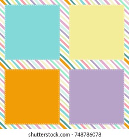 Seamless children's pattern texture can be used for wallpaper, pattern fills, web page background, surface textures,fabric.