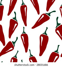 Seamless Chili Pepper wallpaper