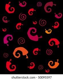   Seamless Chili Pepper wallpaper