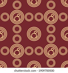 
Fondo rojo geométrico chino sin soldadura con idea de textura china para imprimir en tela o papel para papel de fondo de pared, textil.