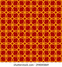 Seamless Chinese Lattice Pattern. Usually Used to Decorate The Screen of Wooden Windows And Doors.