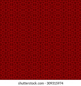 Seamless Chinese lattice spiral geometry line pattern background.
Seamless background image of vintage Chinese style window tracery lattice spiral geometry line pattern.
