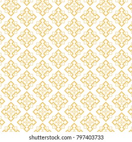 Seamless chinese pattern. Endless texture can be used for wallpaper, pattern fills, web page background, surface textures. Vector