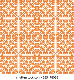 Seamless Chinese Pattern of Traditional Lucky Symbol of Cloud Like Shape.