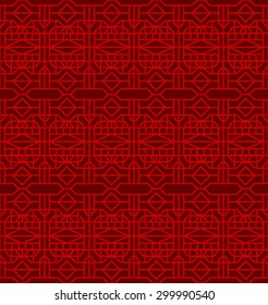 Seamless Chinese window tracery cross diamond geometry pattern background.
Seamless background image of vintage Chinese style window tracery lattice cross diamond check geometry line pattern.
