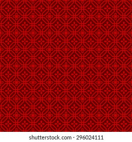 Seamless Chinese window tracery polygon flower pattern background.
Seamless background image of Chinese style window tracery polygon flower pattern.

