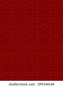 Seamless Chinese window tracery square geometry line pattern background.
Seamless background image of vintage Chinese style window tracery square geometry line pattern.
