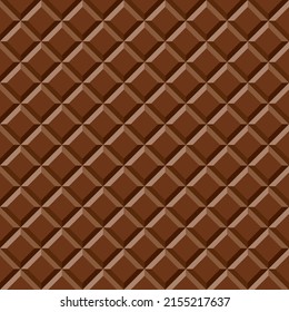 Seamless chocolate bar tile texture