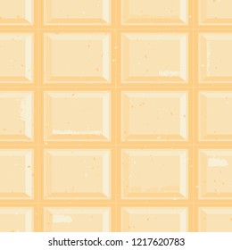 Seamless chocolate tablet texture pattern background. Fully editable vector format