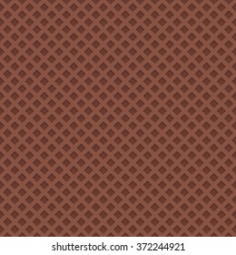 Seamless chocolate wafer background. Vector illustrator.
