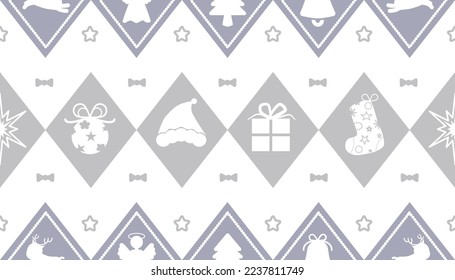 seamless Chrismas decoration for background