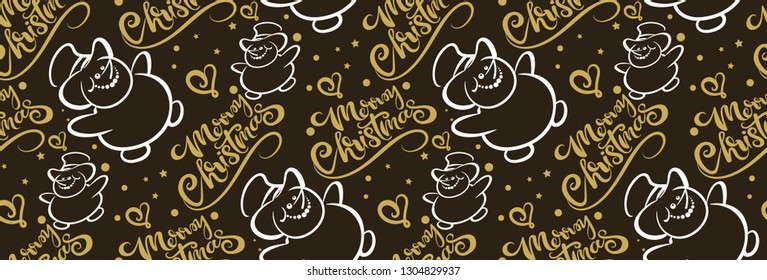 Seamless Christmas background