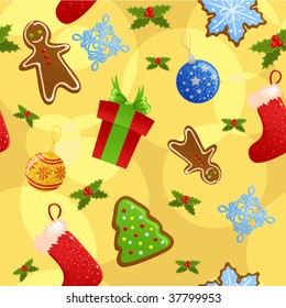 Seamless Christmas background