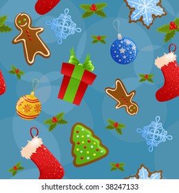 Seamless Christmas background
