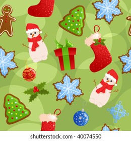 Seamless Christmas background