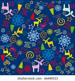 seamless christmas background