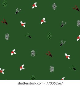 Seamless Christmas background.