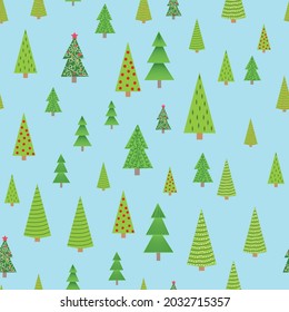 El fondo navideño sin inconvenientes con los árboles decorativos de Navidad