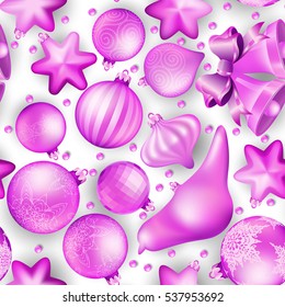Seamless Christmas background. EPS 10 vector file included