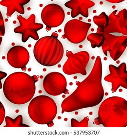 Seamless Christmas background. EPS 10 vector file included