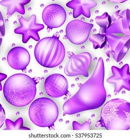 Seamless Christmas background. EPS 10 vector file included