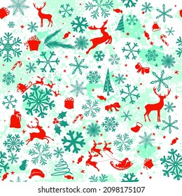 El pasado navideño sin inconvenientes. Ilustración del vector
