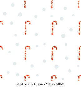 Seamless Christmas Background Vector Pattern With Gift Box Hand drawn design in cartoon style used for Print, illustration, wallpaper, fabric, fashion textile