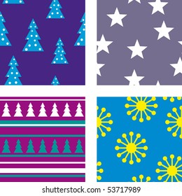 Seamless Christmas Backgrounds