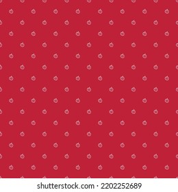 Nahtlose Weihnachtsbälle-Muster. Weihnachtsbälle, Hintergrund. Doodle-Illustration mit Weihnachtsdekoration