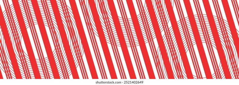 Seamless Christmas candy red stripes pattern. Striped candy cane background. Christmas gift pattern. Winter holiday stripes background. Christmas gift wrap print. vektor