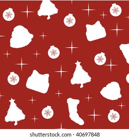 seamless christmas card