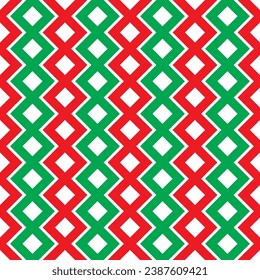 Seamless Christmas Check Pattern. Ideal for Christmas gift wrapping paper.