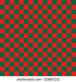 Seamless Christmas Check Pattern, Ideal for wrapping paper designs.