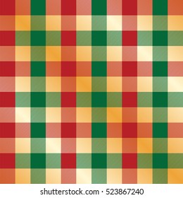 Seamless Christmas Check Pattern, Ideal for wrapping paper designs.