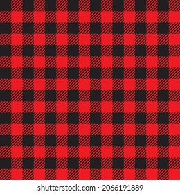 Seamless Christmas checkered wrapping paper pattern