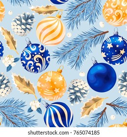 Seamless christmas decorations